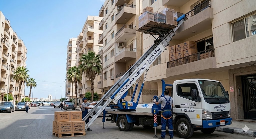 ونش رفع اثاث بالشيراتون
